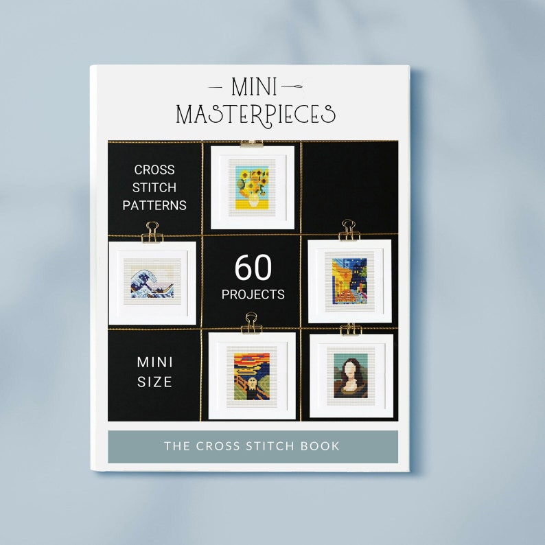 PDF BOOK Mini Masterpieces, Cross Stitch patterns 50 and more Tiny Patterns Cross Stitch Book the tiny stitch, pdf patterns, small stitch image 1