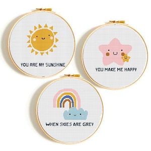 Nursery Cross Stitch Pattern: Baby Room Decor (PDF Pattern), kids needlepoint,