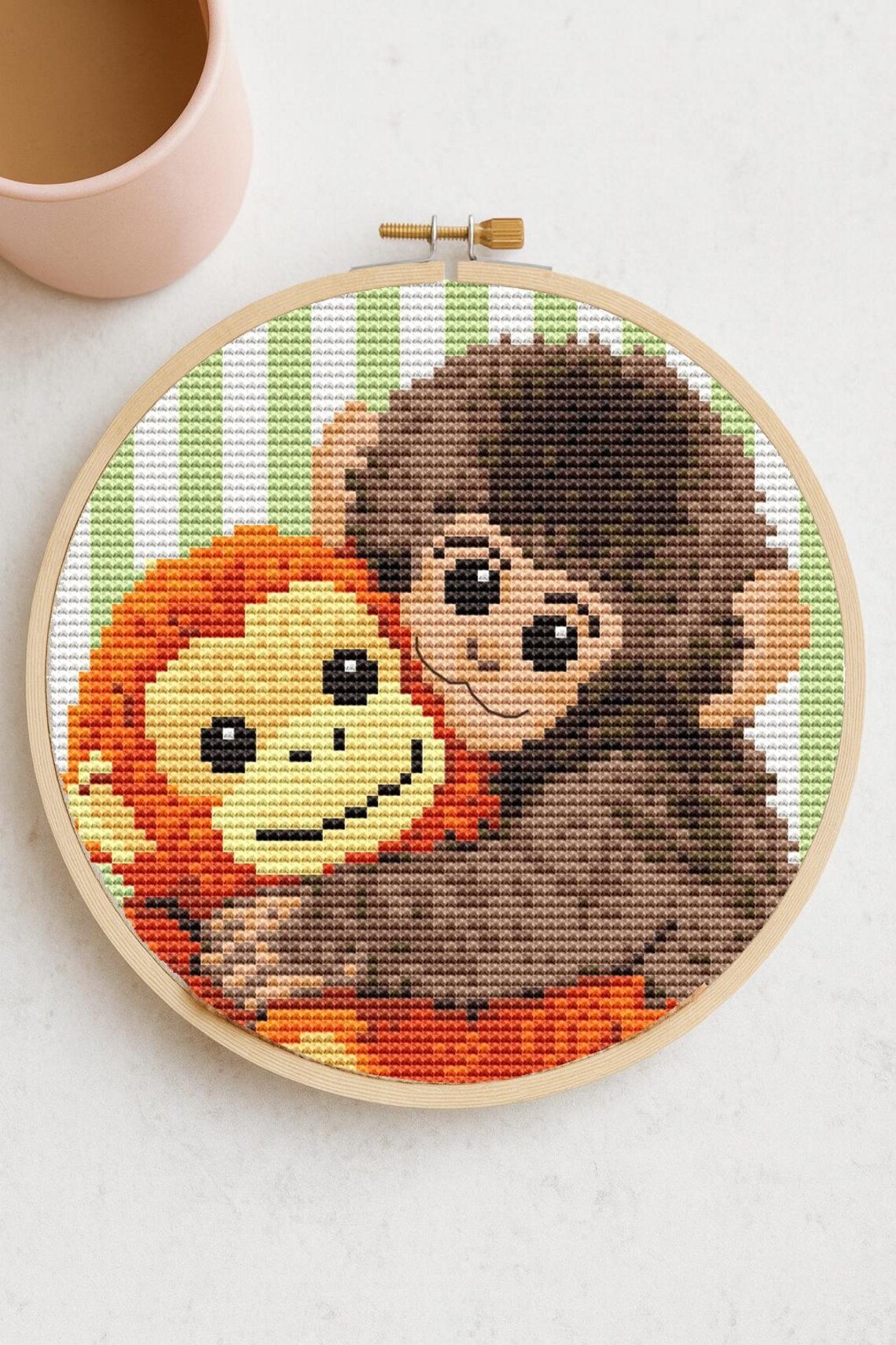 Punch Monkey Cross Stitch Pattern - Pdf Instant Download Beginner ...