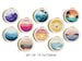 Landscape Cross Stitch Pattern, SET OF 10 nature counted cross stitch chart, sunset forest, round, embroidery, whale, summer cross stitch 