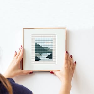 Natur KREUZSTICH PDF, Kreuzstich Anleitung, Zählvorlage, Kreuzstich Anleitung, Stickmuster, Zählmuster, Stickmuster