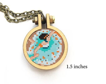 Edgar Degas "Dancer in Green" Mini Cross Stitch Pattern (Digital PDF)