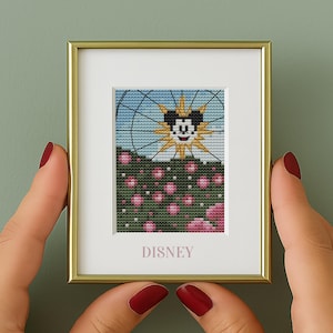 California cross stitch pattern, Disneyland stitch, Mini cross stitch, travel cross stitch, America cross stitch, The stitch patterns, PDF