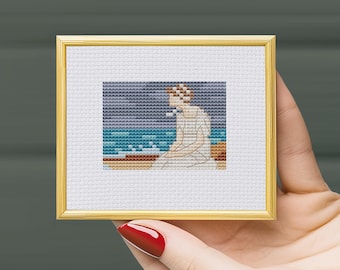 John William Waterhouse 'Miranda' Cross Stitch Pattern (PDF)