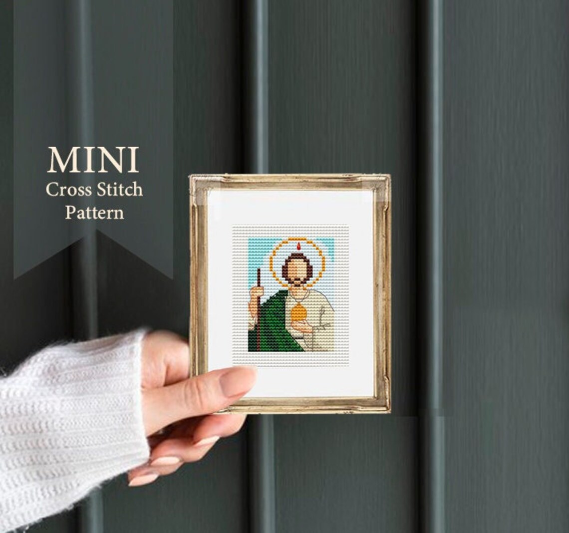 Mini st. Jude Thaddaeus PDF Pattern Religious - Etsy