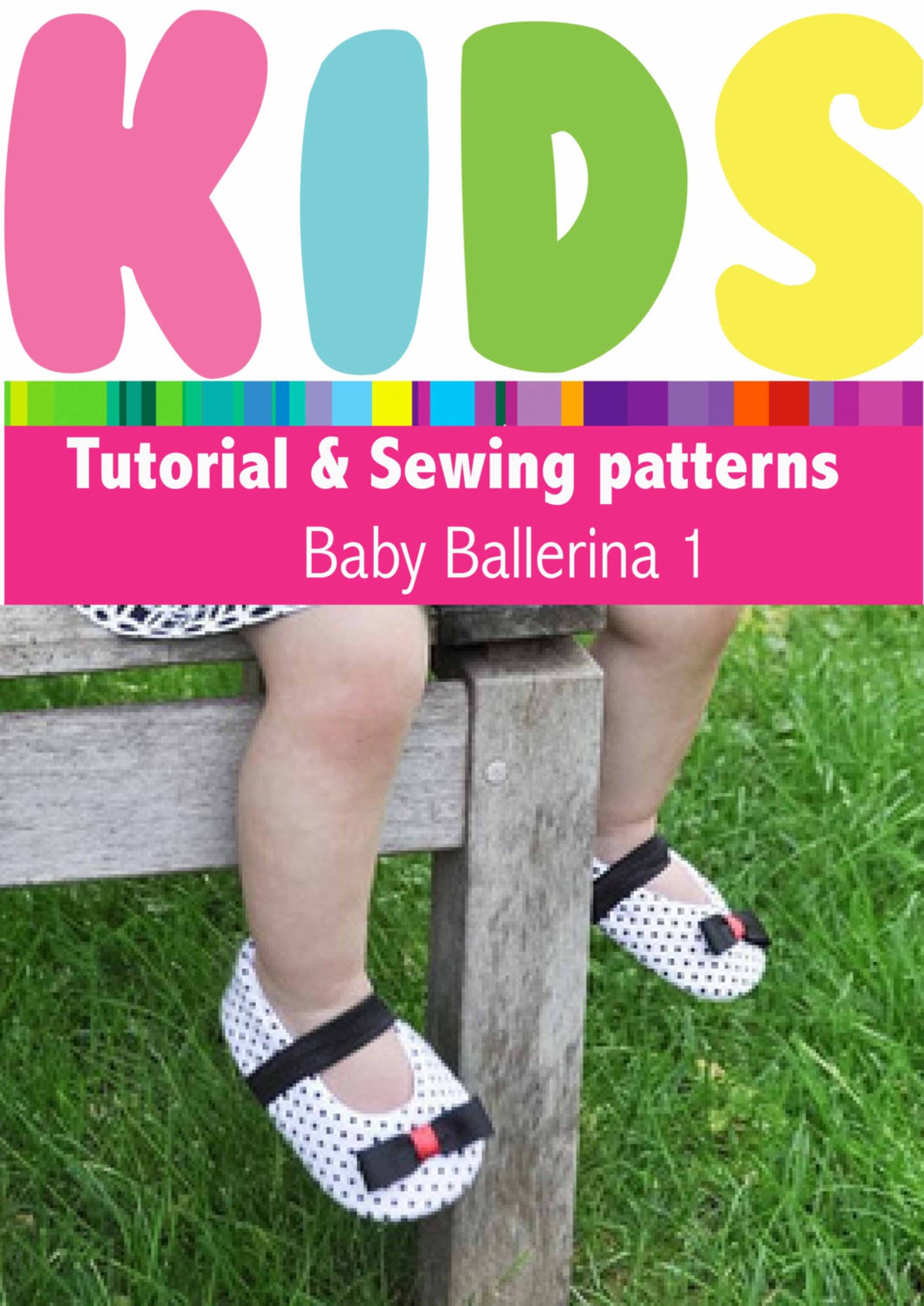 pdf sewing patterns for children/ hearts newborn shoes / newborn shoes baby accessory/ girls flat shoes/ ballet baby shoes/ size