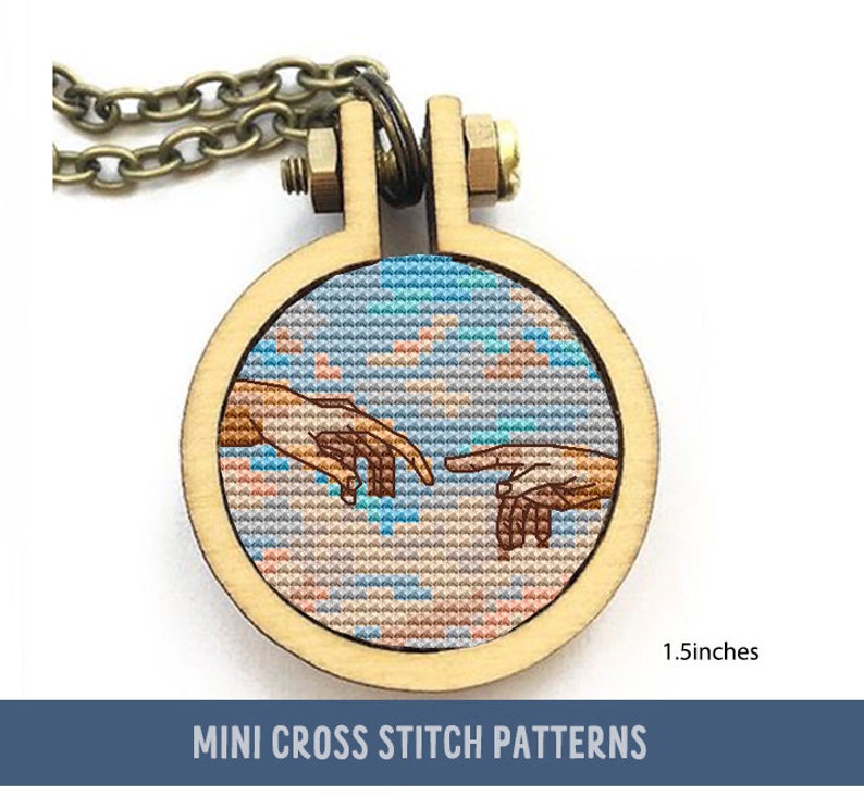 Mini Museum Cross Stitch Pattern the Creation of - Etsy