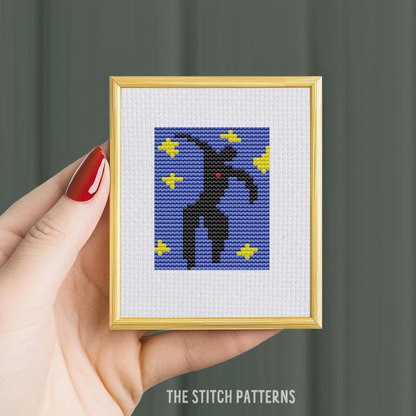 Mini MATISSE Ícaro, kleiner Kreuzstich, kleiner Kreuzstich, berühmte Gemälde, Ministickerei, moderner Kreuzstich, Miniaturen, Henry Matisse
