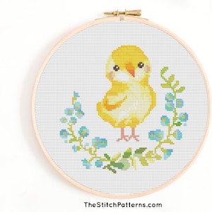 EASTER cross stitch, Flower Embroidery, kids cross stitch, animals cross stitch, cross stitch nursery,Farm animals cross stitch pattern