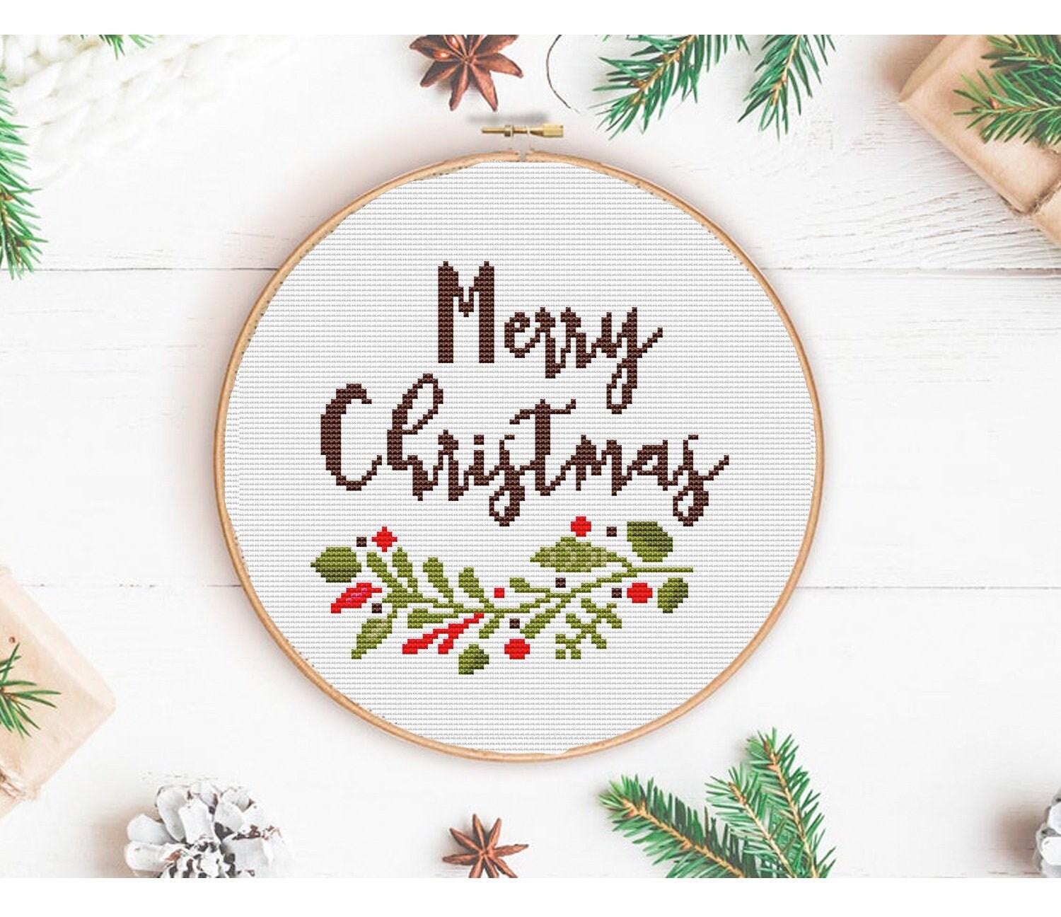 Christmas Cross Stitch Pattern Cross Stitch Patterns Etsy