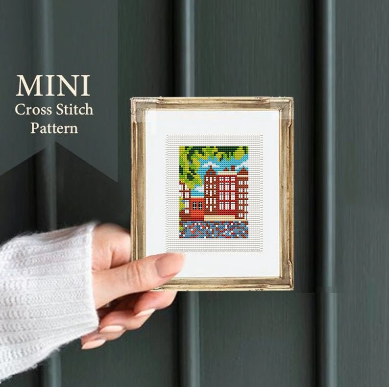 Mini Amsterdam the Stitch Patterns Modern Cross Stitch Etsy