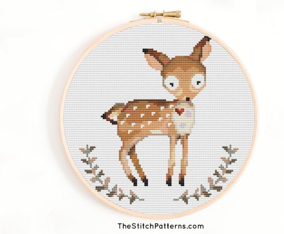 Cross Stitch Pattern, Deer Cross Stitch, Deer Nursery, Cross Stitch Pattern Lamb Counted, Cross Stitch Pattern PDF, Instant Digital Download - Etsy cross-stitch-pattern-deer-cross-stitch-deer-nursery-cross-stitch-pattern-lamb-counted-cross-stitch-pattern-pdf-instant-digital-download-etsy