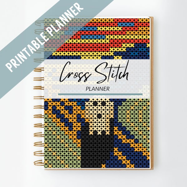 Cross Stitch Project Planner, PDF Journal (Digital Download)
