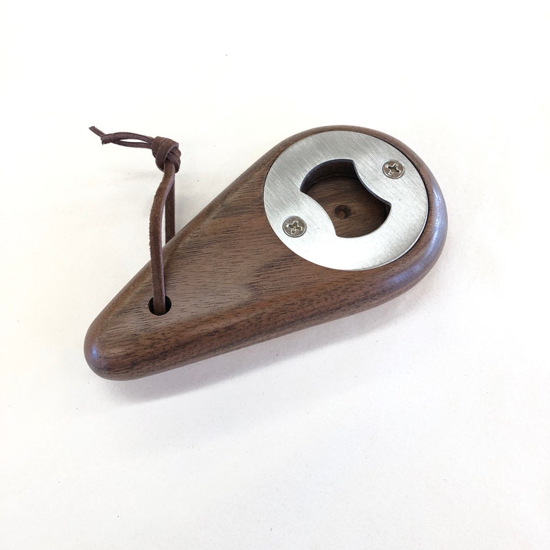 Bottle Opener Handcrafted Wooden Bottle Opener image 3