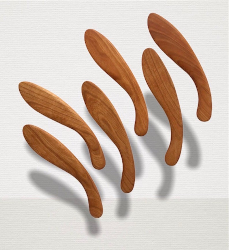 Wooden Spreader Bagel Spreader Fish Shape image 3