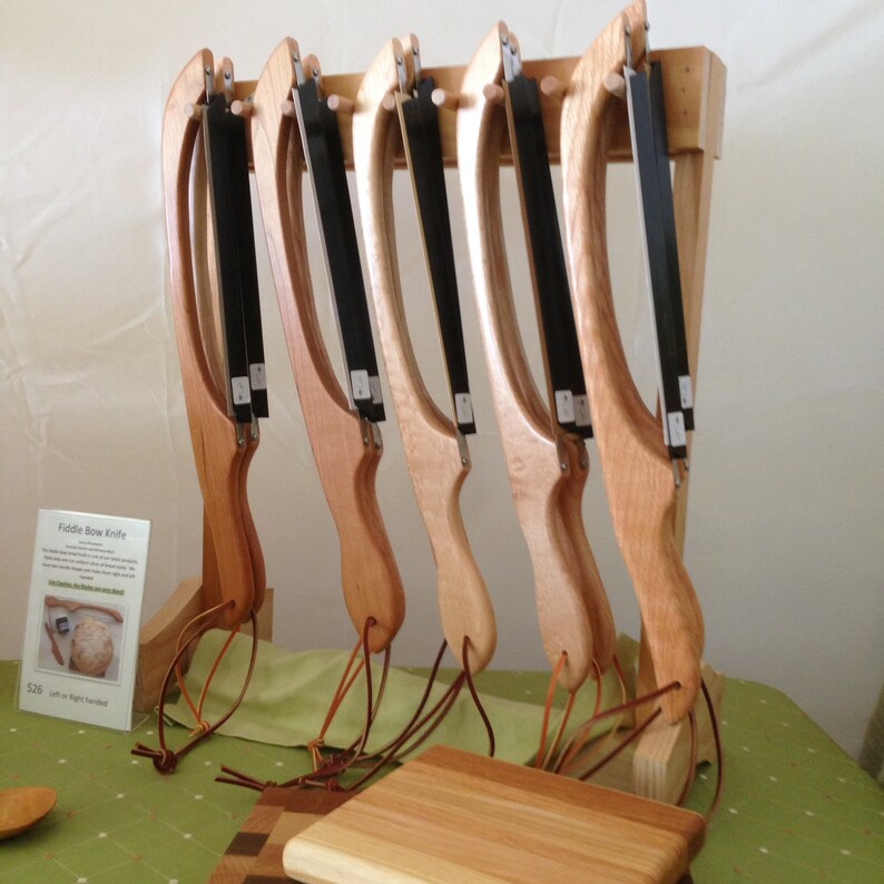 Fiddle Bow Bread Knife Right Handed Etsy