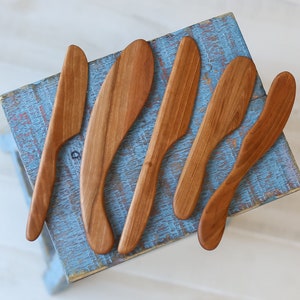 Wooden Spreader Bagel Spreader Fish Shape image 7