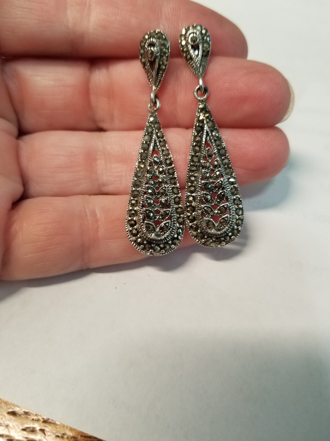 Boucles d’Oreilles Style Western (Argent)