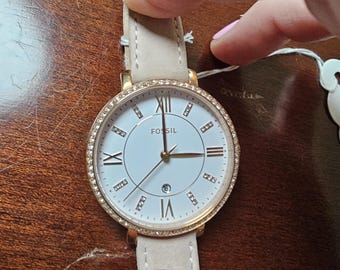 Fossil Ladies ES4335 the Commuter White Dial Ladies Sand 