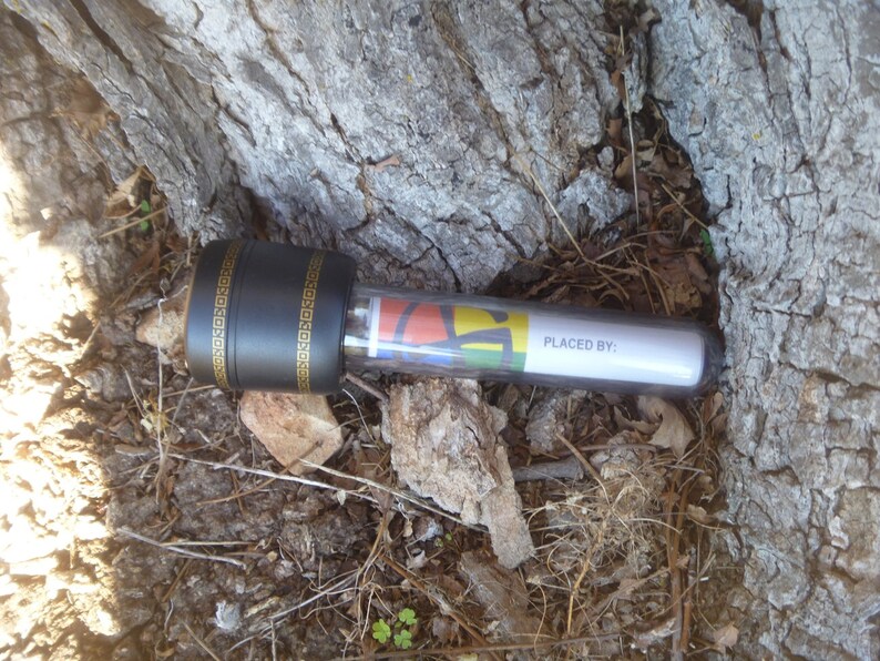 Combination Lock Geocache Container Complete With Logs & Pen Etsy