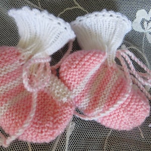 Baby shoes knitted, growing baby socks for minis, seamless baby boots