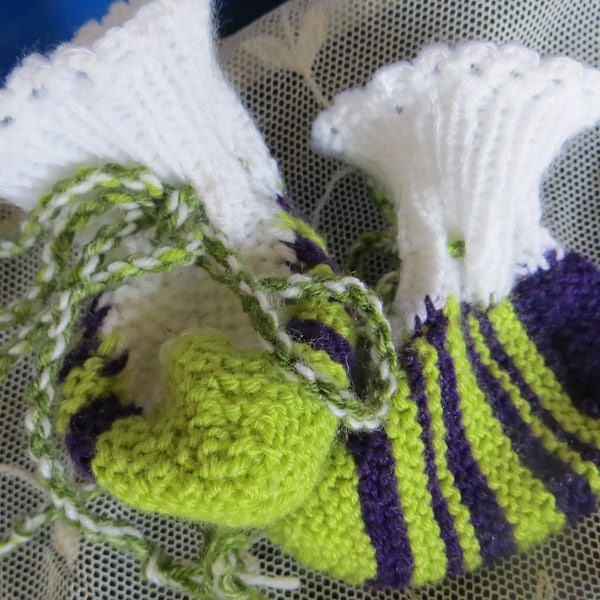 Baby shoes knitted, growing baby socks for minis, seamless baby boots