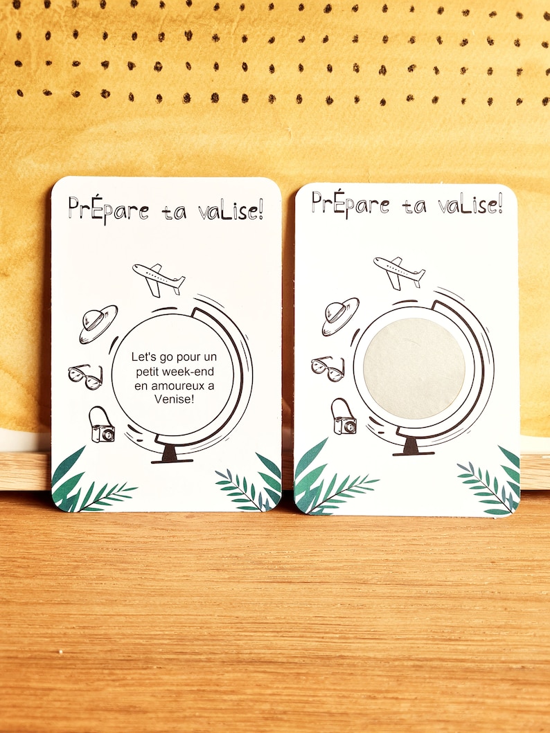 Carte à gratter spécial voyage image 2