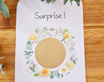 Personalized scratch card
