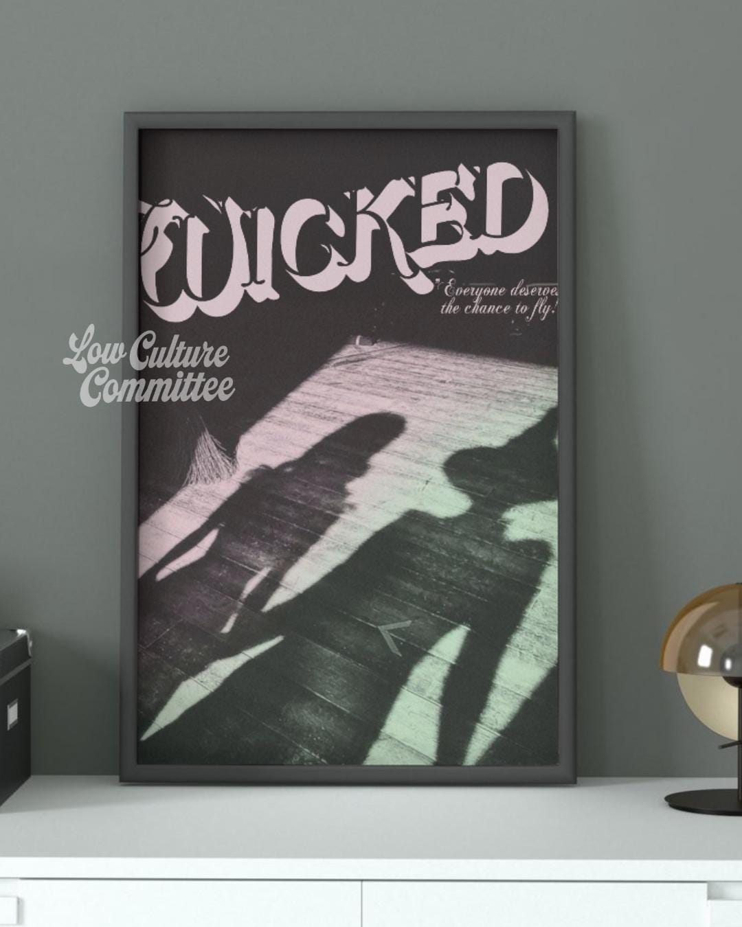 Wicked Broadway Poster: Emerald City Witch Art (digital Download) - Etsy