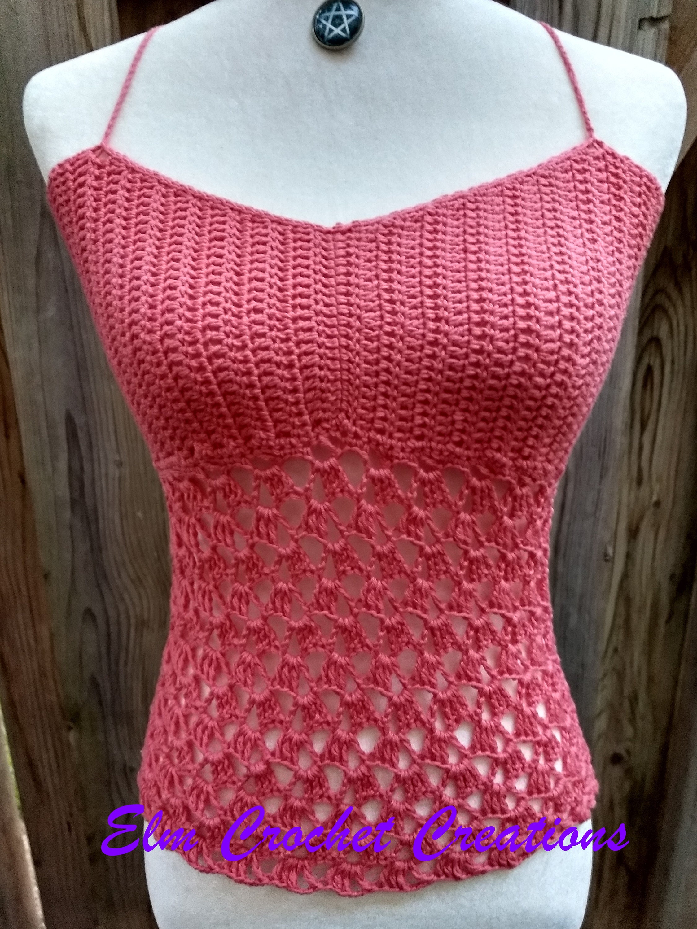 Perfect in Peach Ladies Small/Medium Halter Tank Top with | Etsy