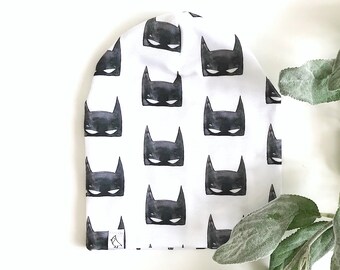 BAT MASK slouchy beanie // slouchy beanie // beanie for baby, toddler, kid // hipster beanie // baby beanie
