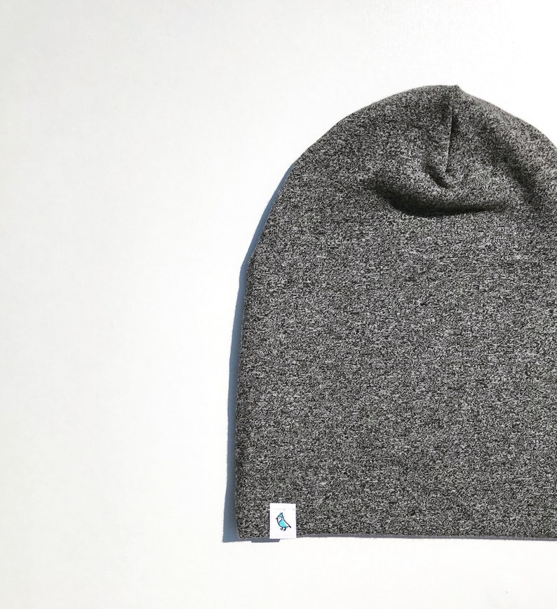 toddler PEPPERED CHARCOAL slouchy beanie grey slouchy beanie slouchy beanie beanie for baby kid hipster beanie