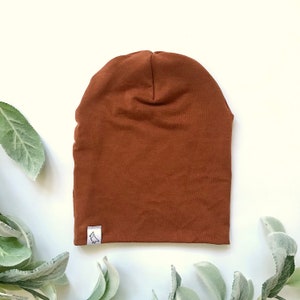 Rust Bamboo Slouchy Hat Rust Bamboo Slouchy Hat