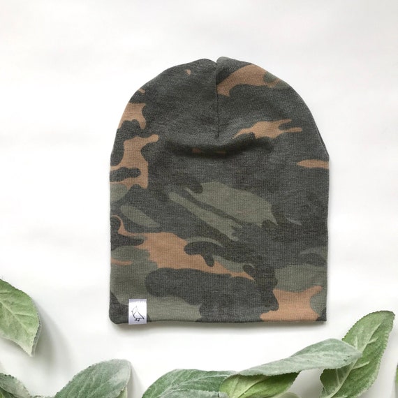 CAMO Slouchy Beanie // Slouchy Beanie 