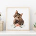 Custom Watercolor Pet Portrait | Dog/Cat Portrait | Digital watercolor | Custom Pet Art | Custom Pet Print | Memorial Pet Portrait |Pet Gift