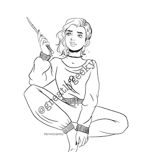 Leo Coloring Page (digital download)