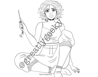 Taurus - Coloring page- digital download