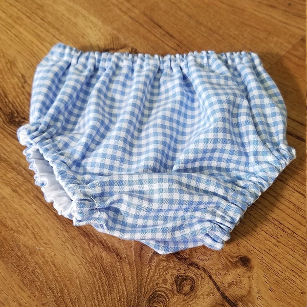 FULLY LINED Gingham Diaper Cover/ Boy and Girl Diaper Cover/Infant and Toddler Diaper Cover