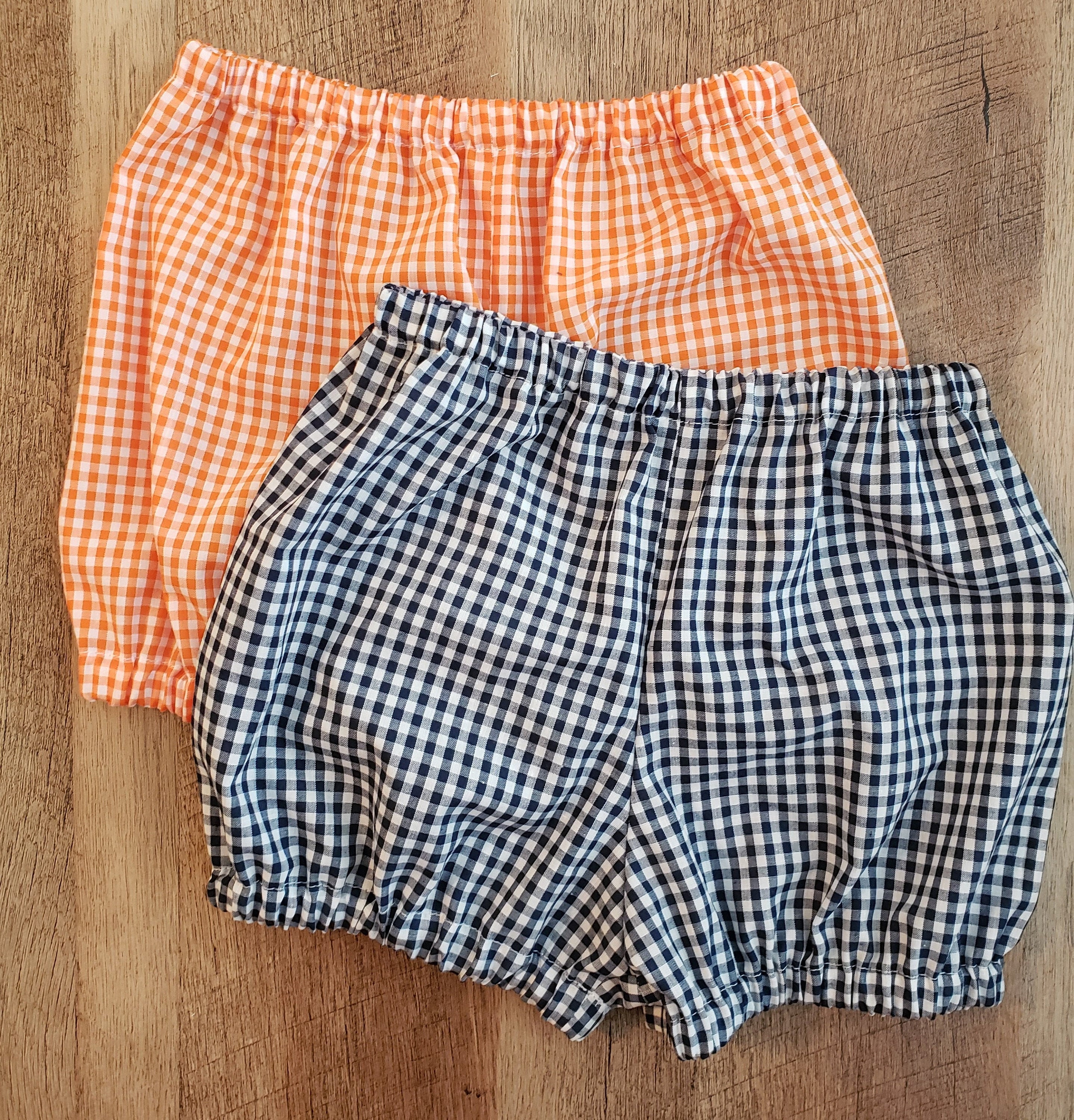 FULLY LINED Children's Gingham Bloomers/ Boy and Girl Bloomers/Kids Bloomers