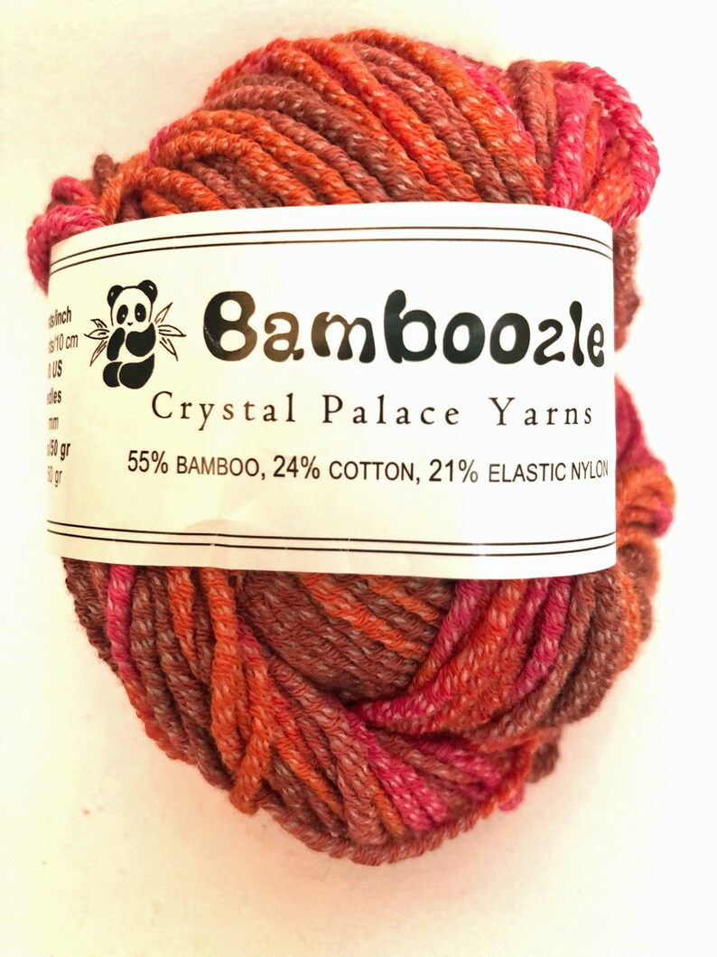 Crystal Palace Bamboozle Yarn ColorRed Cinnamon Etsy