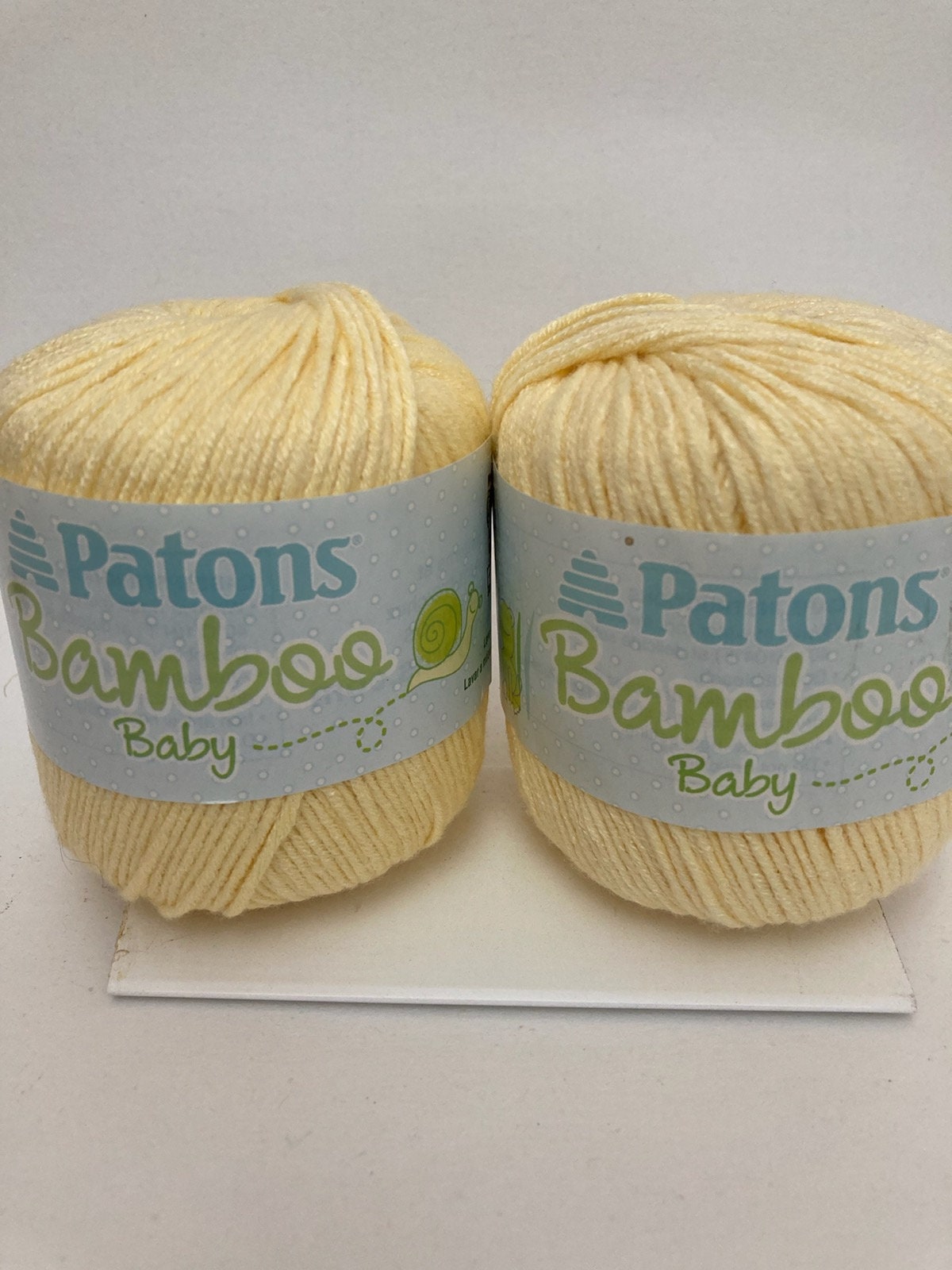 Patons Bamboo Baby Yarn Color Soft Yellow 91620 Etsy