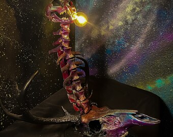Rogue Deer spine lamp