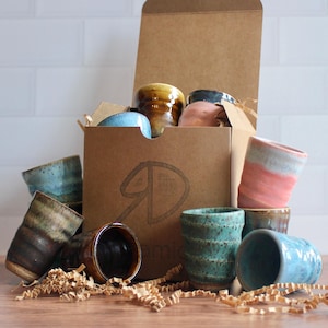 Artist's Choice 4-piece Shot Glass Box – Wheel Thrown Pottery