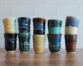 Handmade Ceramic Shot Glass – Wheel Thrown Pottery