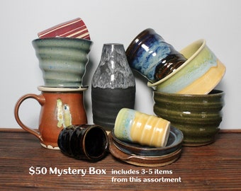 Mystery Box of wheel thrown handmade pottery