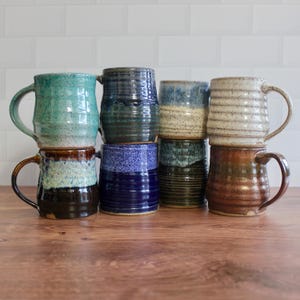 Speckled Ceramic Mug // Small 8oz Coffee Mug — Handmade Pottery
