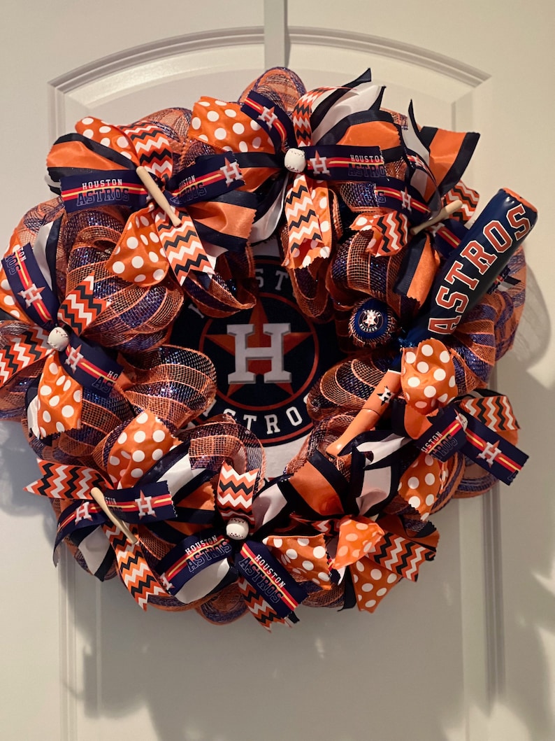 Houston Astros Wreath - Etsy