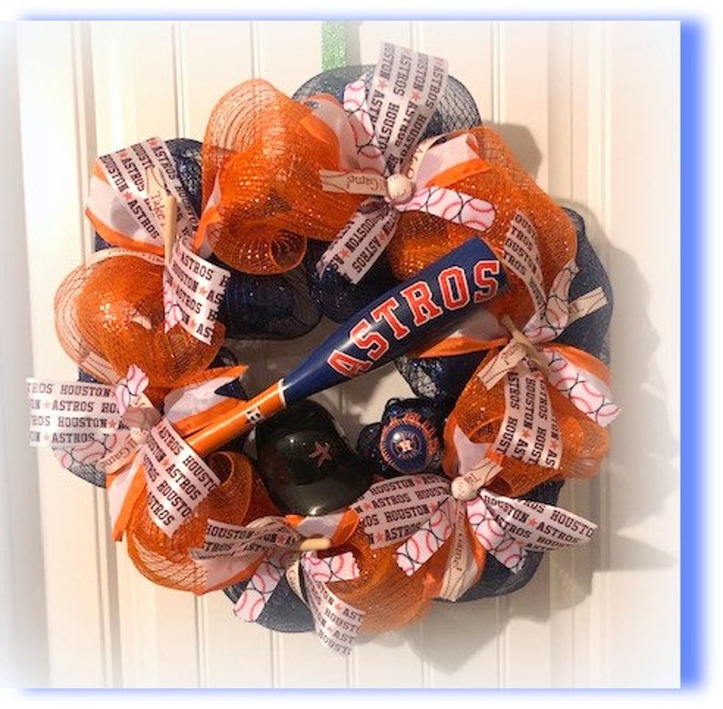 Houston Astros Wreath - Etsy