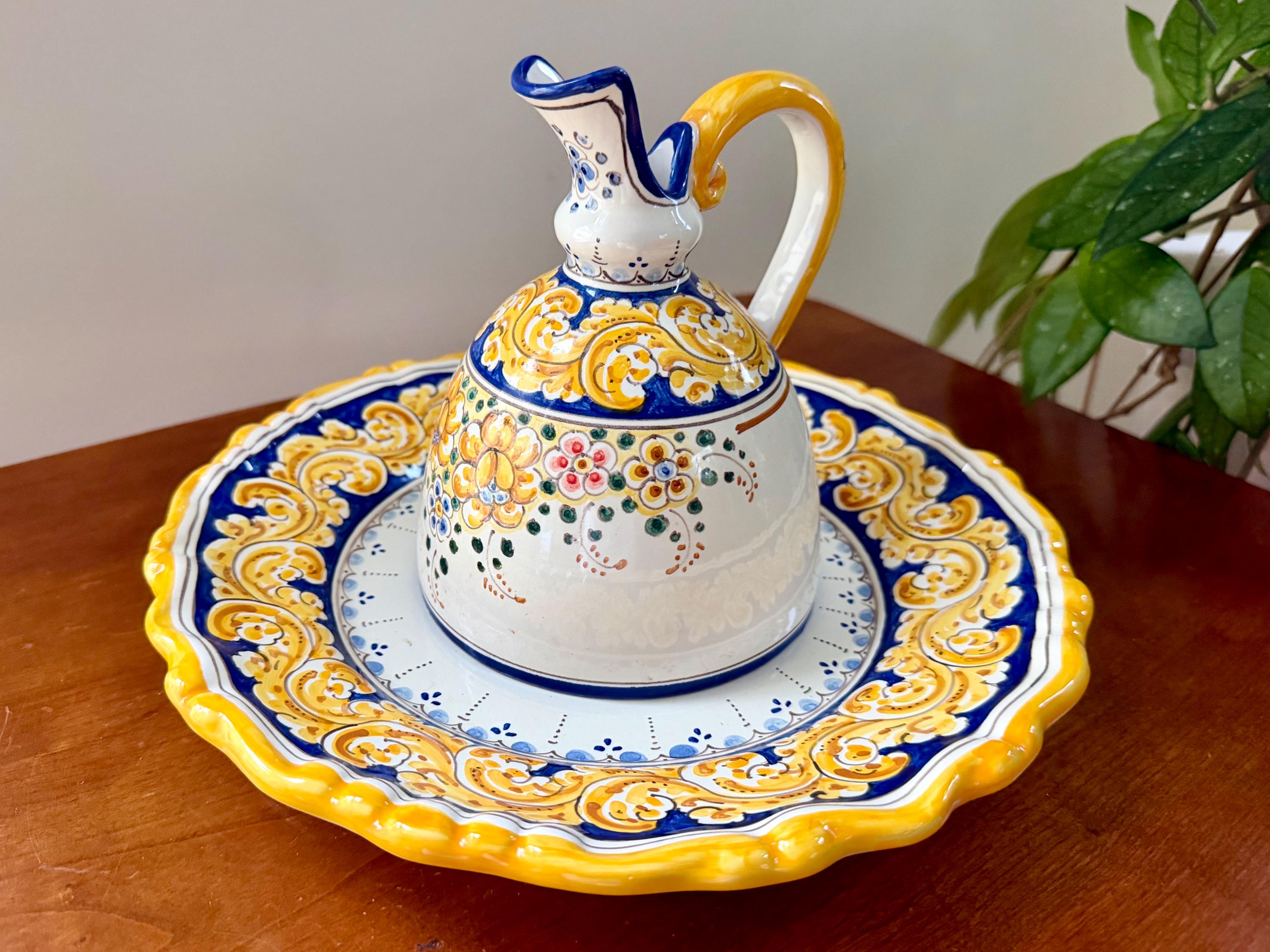 Vintage Hand Painted Spanish Ceramics - Etsy