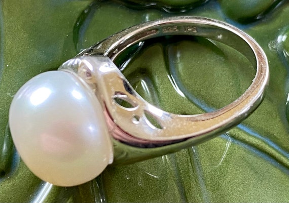 Stunning Pearl And Sterling Silver Boho Set Ring … - image 5